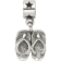 Sterling Silver Flip Flops Dangle Bead
