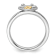 14K Yellow Gold Over Sterling Silver Stackable Expressions Diamond Heart
Ring 0.01ctw