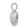 Rhodium Over 14k White Gold Diamond Heart Pendant
