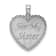 Rhodium Over 14k White Gold Polished Reversible For My Sister-Friends
Forever Pendant