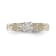 14K Yellow Gold AA Quality Engagement Ring 0.05ctw