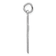 Rhodium Over 14k White Gold Diamond-Cut Satin Cross Pendant