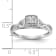 Rhodium Over 14K White Gold First Promise Diamond Promise/Engagement
Ring 0.20ctw