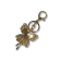 Gold Tone Fairy Princess Multi Crystal Key Chain