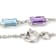 Multi-Gem 14k White Gold 18" Necklace 14.40ctw
