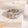 White Cubic Zirconia Platinum Over Sterling Silver Ring 2.57ctw