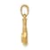 14k Yellow Gold 3D Blow Dryer Pendant
