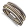 Multi-color Faux Leather and Stainless Steel Polished Multi-Strand
Metallic 7.25-inch Bracelet