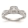 Rhodium Over 14K White Gold First Promise Diamond Promise/Engagement
Ring 0.29ctw