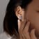 White Cubic Zirconia Platinum Over Sterling Silver Earrings 6.48ctw
