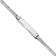 Rhodium Over 14k White Gold Mariner Link ID Bracelet