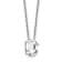 White Lab-Grown Diamond F VS 14K White Gold "C" Initial
Necklace 1.80ct