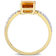 Madeira Citrine and Diamond 14K Yellow Gold Ring 1.7ctw
