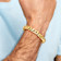 10k Yellow Gold 10.75mm Hand Polished Fancy Curb Link Bracelet