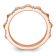 14K Rose Gold Stackable Expressions Diamond Ring 0.128ctw