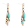 Barse Jewelry Composite Turquoise and Mother-of-Pearl Gold Tone
Barcelona Dangle Earrings