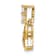 14k Yellow Gold Diamond and Yellow Sapphire Star Pendant