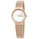 Skagen Women's Freja White Dial, Rose Stainless Steel Watch