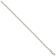 Sterling Silver 3.25mm Beveled Oval Cable Chain Bracelet
