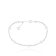 4.5-5mm White Cultured Freshwater Pearl Silver  Bracelet