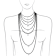 Sterling Silver Rope 1MM Chain Necklace - 22"