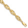 14k Yellow Gold Diamond-Cut Fancy Link Bracelet