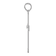Rhodium Over 14k White Gold Diamond Cross Pendant