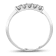 0.25ctw Diamond Wedding Band Ring in 14k White Gold