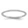 Rhodium Over 10K White Gold 1.2mm Bead Stackable Expressions Band