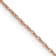 14k Rose Gold 0.5mm Solid Cable 20 Inch Chain