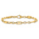14k Yellow Gold 5.28mm Polished Fancy Link Bracelet