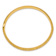 10k Yellow Gold 8.75mm Diamond-Cut and Brushed Fancy Hinged Bangle Bracelet