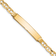14k Yellow Gold Mariner Link ID Bracelet