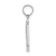 Rhodium Over 14k White Gold Polished Script Letter T Initial Pendant