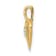 14k Yellow Gold Diamond Heart Pendant