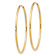14k Yellow Gold 1 3/8" Endless Hoop Earrings