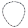 Rhodium Over Sterling Silver Multi-color Freshwater Pearl
Necklace/Bracelet/Earring Set