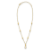 14K Yellow Gold Freshwater Cultured Pearl and Bead 18 Inch Necklace