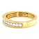 Lab-Grown Diamond Band Ring In 14K Gold Over Sterling Silver 0.33ctw
