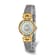 Charles Hubert IP-plated MOP Dial with Stainless Steel Wire Bangle Watch