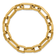 18K Yellow Gold 10mm Oval Link 8 inch Bracelet