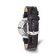 Ladies Charles Hubert Stainless Steel Black Dial Watch