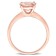 Morganite 10K Rose Gold Ring 1.78ctw