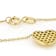 Puffy Heart Necklace In 10K Gold
