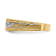 14K Yellow Gold AA Quality Mens Wedding Band 0.09ctw