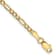14k Yellow Gold 2.5mm Figaro Link Bracelet, 8 Inches
