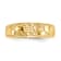 14K Yellow Gold Footprints Toe Ring