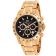 Oceanaut Men's Biarritz Black Dial, Rose Bezel, Rose Stainless Steel Watch