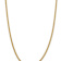 14k Yellow Gold 4.3mm 3-Wire Wheat Link 24 Inch Chain