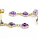 Heart Shape Amethyst Dangle Earrings 2.42ctw